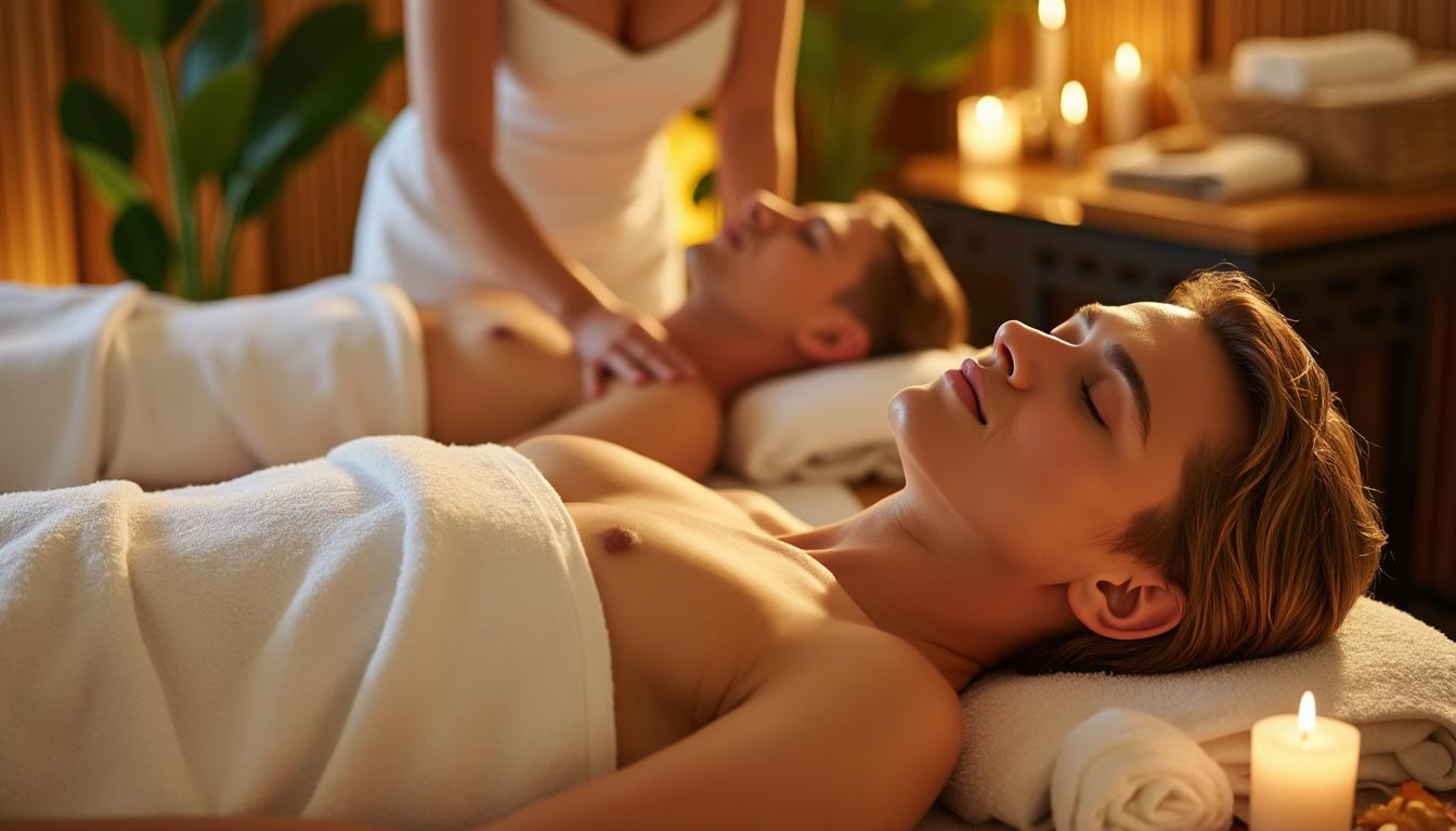 découvrez une routine complice à deux grâce à notre huile de massage, pour un moment de détente, de sensualité et de connexion avec votre partenaire. offrez-vous une expérience bien-être unique à partager.